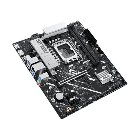 Asus PRIME B860M-K Motherboard, LGA 1851 Socket, micro-ATX Form Factor, DDR5 Ram, PCIe 4.0 With SafeSlot Core+, USB 10 GBps, HDMI, DisplayPort, Realtek 2.5 GB Ethernet With Asus LANGuard, Aura Sync, 1 Year Warranty | 90MB1JT0-M0EAY0