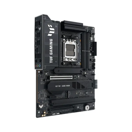 Asus TUF GAMING X870E-PLUS WiFi Motherboard, AM5 Socket, ATX Form Factor, DDR5 Ram, PCIe 5.0 With SafeSlot Core+, Wi-Fi 7, Bluetooth v5.4, HDMI, Thunderbolt 4, Realtek 2.5 GB Ethernet With TUF LANGuard, Aura Sync, 1 Year Warranty | 90MB1M70-M0EAY0