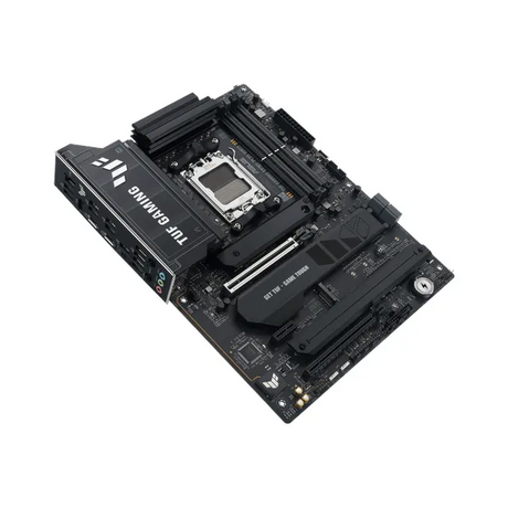 Asus TUF GAMING X870E-PLUS WiFi Motherboard, AM5 Socket, ATX Form Factor, DDR5 Ram, PCIe 5.0 With SafeSlot Core+, Wi-Fi 7, Bluetooth v5.4, HDMI, Thunderbolt 4, Realtek 2.5 GB Ethernet With TUF LANGuard, Aura Sync, 1 Year Warranty | 90MB1M70-M0EAY0