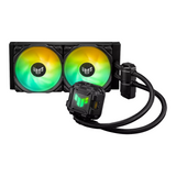 Asus TUF Gaming LC II 240 ARGB AIO Liquid Cooler, Decoupled Low-Noise Pump, Supports Intel, AMD Sockets, Black, 1 Year Warranty | 90RC00U1-M0UAY0
