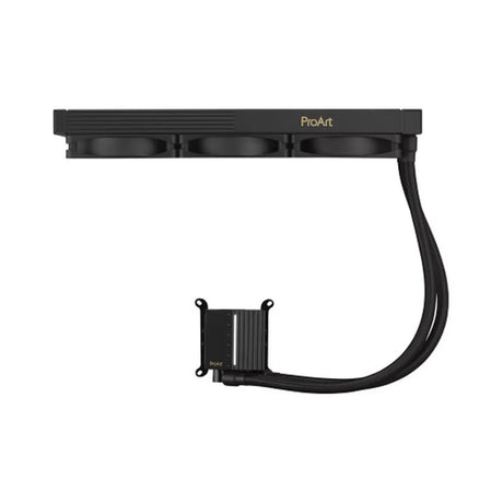 Asus ProArt LC 360 AIO Liquid Cooler, Alphacool Apex Stealth Metal Power Fans, Supports Intel, AMD Sockets, Black, 1 Year Warranty | 90RC0120-M0UAY0