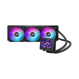 Asus ROG Ryujin III 360 ARGB Extreme AIO Liquid Cooler, 3.5" Full Color LCD Display, Supports Intel, AMD Sockets, Black, 1 Year Warranty | 90RC0131-M0EAY0