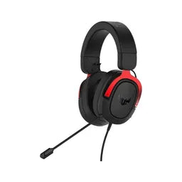 Asus TUF H3 Gaming Headset, 7.1 Surround Sound, Lightweight Design, Fast-Cooling Ear Cushions, Red, 1 Year Warranty | 90YH02AR-B1UA00