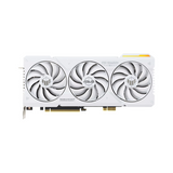 Asus TUF Gaming GeForce RTX 4070 Ti SUPER Back-To-the-Future OC Edition Graphics Card, GDDR6X 16 GB 256-bit Memory, HDMI 2.1a & DP 1.4a Outputs, PCI Express 4.0, 2670 MHz Core Clock, 21  GBps Memory Clock, White, 1 Year Warranty | 90YV0KI0-M0NA00