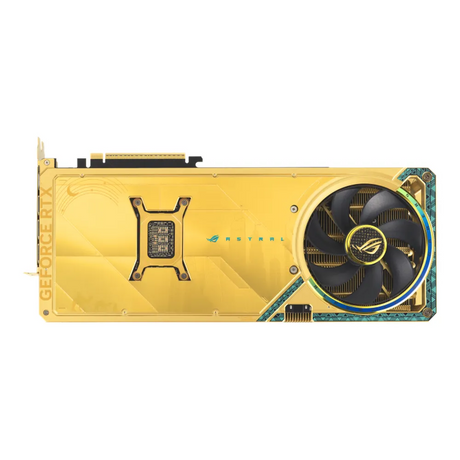 Asus ROG Astral GeForce RTX 5080 Dhahab CORE OC Edition Graphics Card, GDDR7 16GB 256-bit Memory, HDMI 2.1b & DP 2.1b Outputs, PCI Express 5.0, 2760 MHz Core Clock, 30 Gbps Memory Clock, 1 Year Warranty | 90YV0LV6-M0NM00