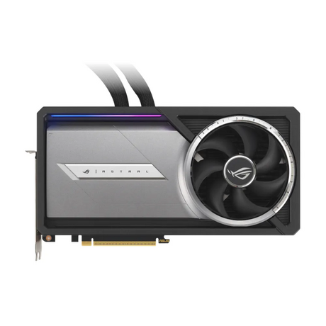 Asus ROG ASTRAL Liquid Cooled GeForce RTX 5090 OC Edition AR GB Graphics Card, GDDR7 32 GB 512-bit Memory, HDMI 2.1b & DP 2.1b Outputs, PCI Express 5.0, 2610 MHz Core Clock, 28  GBps Memory Clock, 360mm Radiator, 1 Year Warranty | 90YV0LW2-M0NA00
