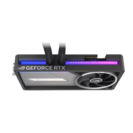 Asus ROG ASTRAL Liquid Cooled GeForce RTX 5090 OC Edition AR GB Graphics Card, GDDR7 32 GB 512-bit Memory, HDMI 2.1b & DP 2.1b Outputs, PCI Express 5.0, 2610 MHz Core Clock, 28  GBps Memory Clock, 360mm Radiator, 1 Year Warranty | 90YV0LW2-M0NA00