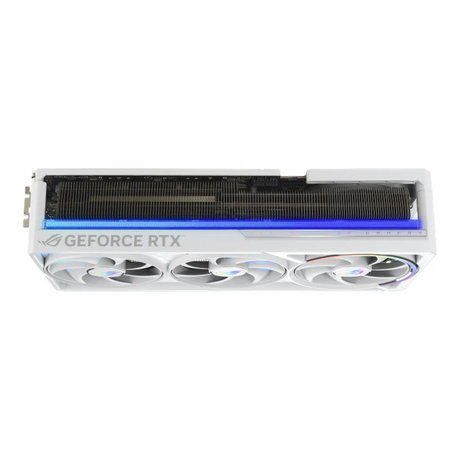 Asus ROG Astral GeForce RTX 5090 White OC Edition Graphics Card, GDDR7 32GB 512-bit Memory, HDMI 2.1b & DP 2.1b Outputs, PCI Express 5.0, 2580 MHz Core Clock, 28 Gbps Memory Clock, 1 Year Warranty | 90YV0LWA-M0NA00