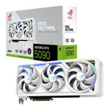 Asus ROG Astral GeForce RTX 5090 White OC Edition Graphics Card, GDDR7 32GB 512-bit Memory, HDMI 2.1b & DP 2.1b Outputs, PCI Express 5.0, 2580 MHz Core Clock, 28 Gbps Memory Clock, 1 Year Warranty | 90YV0LWA-M0NA00