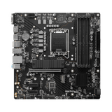 Msi PRO B760M-P Motherboard, LGA 1700 Socket, mATX Form Factor, DDR4 Ram, PCIe 4.0, USB 10 GBps, HDMI 1.4, DisplayPort 1.4, VGA, Realtek RTL8111H Gigabit LAN, PCI-E Steel Armor, 1 Year Warranty | 911-7E02-016