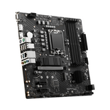 Msi PRO B760M-P Motherboard, LGA 1700 Socket, mATX Form Factor, DDR4 Ram, PCIe 4.0, USB 10 GBps, HDMI 1.4, DisplayPort 1.4, VGA, Realtek RTL8111H Gigabit LAN, PCI-E Steel Armor, 1 Year Warranty | 911-7E02-016