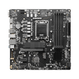Msi PRO B760M-P Motherboard, LGA 1700 Socket, mATX Form Factor, DDR5 Ram, PCIe 4.0, USB 10 GBps, HDMI 1.4, VGA, Realtek RTL8111H Gigabit LAN, PCI-E Steel Armor, 1 Year Warranty | 911-7E02-026