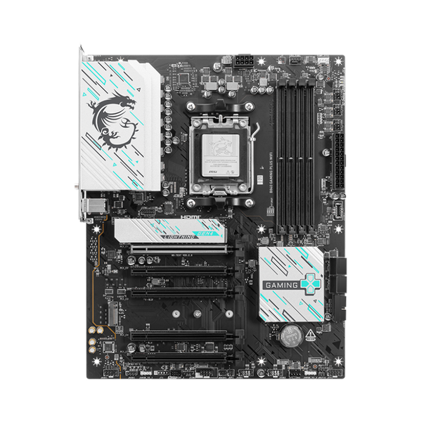 Msi B840 Gaming Plus WiFi Motherboard, AM5 Socket, ATX Form Factor, DDR5 Ram, PCIe 4.0, Wi-Fi 7, Bluetooth 5.4, USB 10 GBps, 2.5G LAN, 1 Year Warranty | 911-7E57-002