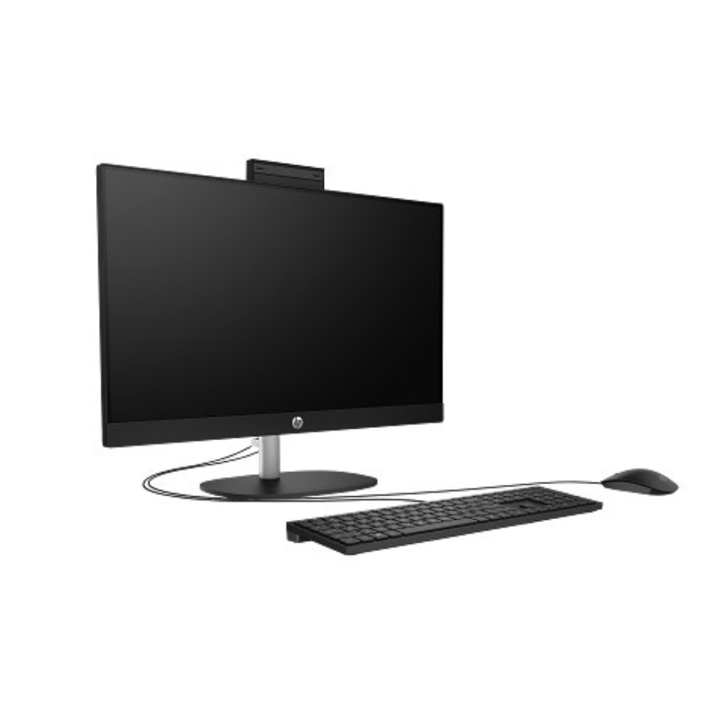 HP 24-cr0126nh All-in-One Desktop – Intel Core i7-1355U Processor, 8 GB RAM, 512 GB SSD, 23.8" (1920 x 1080) FHD Touch Display, DOS, Jet black, English Keyboard, 1 Year Warranty | 91H33EA