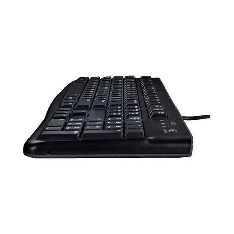 Logitech K120 Wired Engilsh & Arabic Keyboard, Spill-resistant design, Up to 10 million Keystrokes, Black, 1 Year Warranty | 920-002495