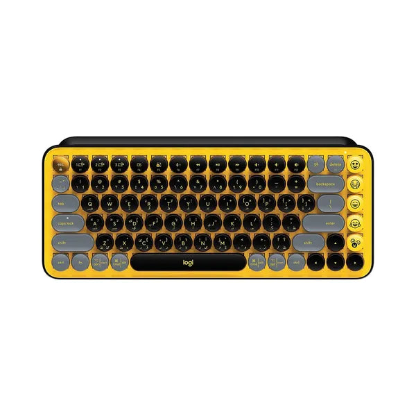 KEYBOARD LOGITECH POP KEYS MECHANICAL WIRELESS BLK/YELLO-AR | 920-010816