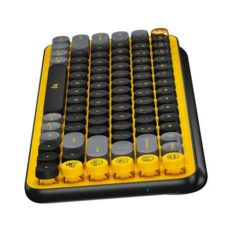 KEYBOARD LOGITECH POP KEYS MECHANICAL WIRELESS BLK/YELLO-AR | 920-010816