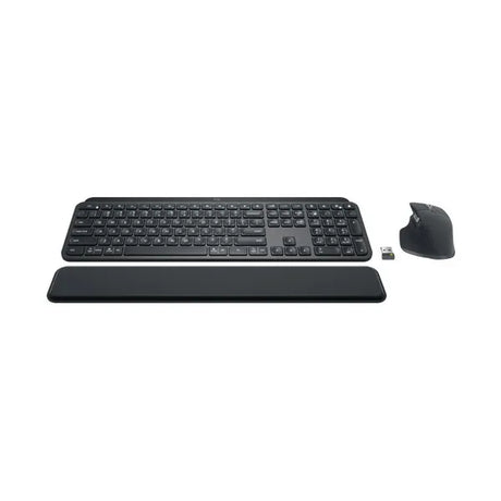 Logitech MX Keys for Business Gen 2 English & Arabic Keyboard & Mouse Combo, Wireless & Bluetooth Connectivity, 100% Keyboard Layout, Perfect Stroke Scissor Key Type, 8000 DPI Darkfield Mouse Sensor, Black, 1 Year Warranty | 920-010934