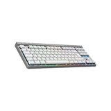 Logitech G515 LIGHTSPEED TKL 80% AR GB Mechanical Gaming Keyboard, Tactile Keys, Tri-mode connectivity, USB Port, Bluetooth, Up to 36 hrs Battery Life, White, 1 Year Warranty | 920-012539