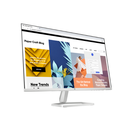 HP Series 5 527SW 27" FHD(1920 x 1080) White Monitor, Anti-glare, HDMI, VGA, Tilt, Adjustable, 1 Year warranty | 94F46AA