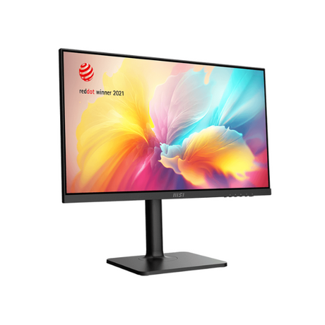 MSI 9S6-3PA59H-076 Modern MD2412P 24" FHD(1920 x 1080) Monitor, 1MS, 100Hz, HDMI, USB-C, Height/Tilt/Swivel/Pivot, Adjustable, 1 Year warranty | 9S6-3PA59H-076
