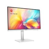 MSI 9S6-3PA59H-094 Modern MD2412PW 24" FHD(1920 x 1080) Monitor, 1MS, 100Hz, HDMI, USB-C, Height/Tilt/Swivel/Pivot, Adjustable, White, 1 Year warranty | 9S6-3PA59H-094