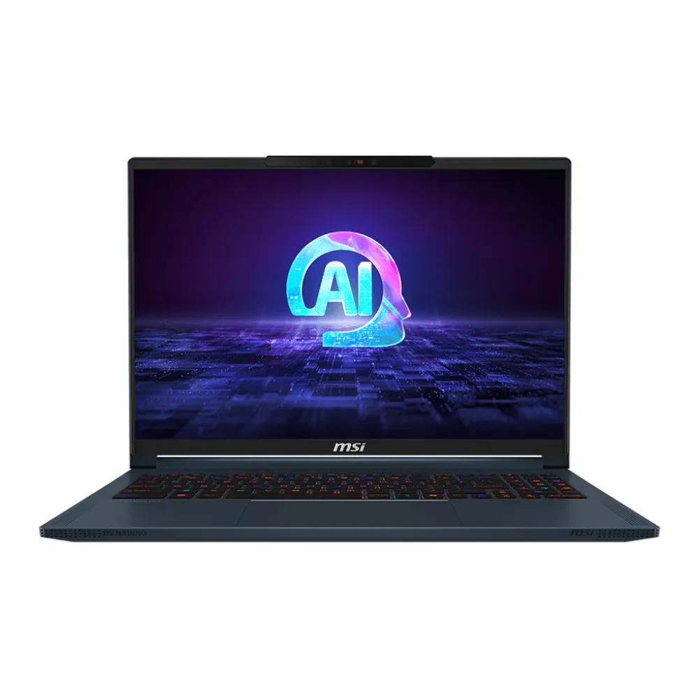 MSI Stealth 16 AI Studio A1VGG Intel Ultra 9 185H Processor, 32 GB RAM, 1TB SSD, NVIDIA RTX 4070 8 GB GDDR6, 16" QHD+ Display, Windows 11 Home, 1 Year warranty | 9S7-15F412-040