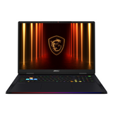 MSI Raider 18 HX AI A2XWJG Intel Core Ultra 9 285HX Processor, 64 GB RAM, 2TB SSD, 24 GB-NVIDIA RTX 5090, 18" UHD IPS Display, Window 11 Home, English & Arabic Keybaord, Titan Gaming Backpack, 2 Year Warranty | 9S7-182462-058