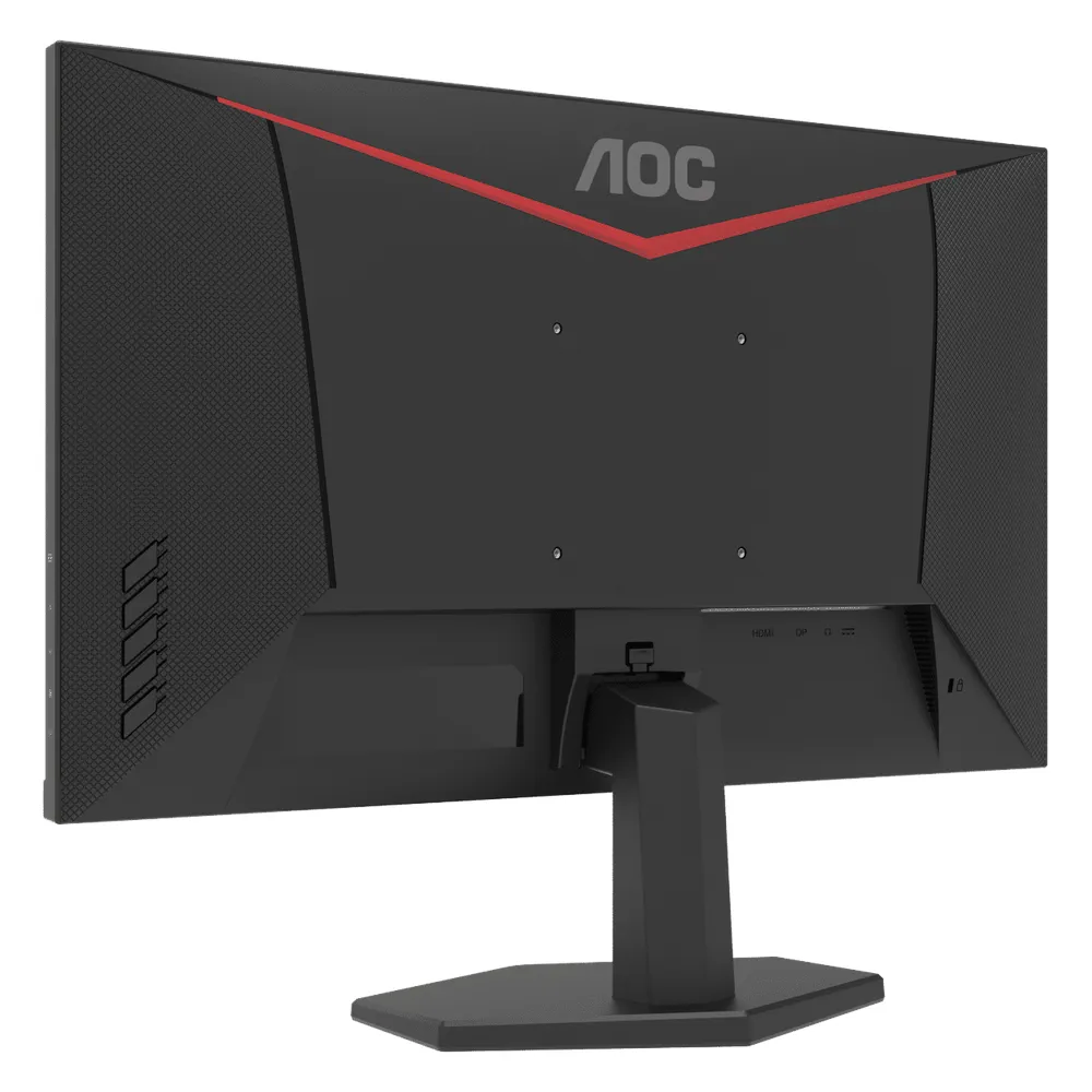 AOC 24G11ZE Gaming Monitor, 24" FHD (1920 x 1080) Resolution, 240Hz, Anti-glare, 1ms (GTG) Response Time, HDMI, DisplayPort, Tilt Adjustable Stand, Black & Red, 1 Year Warranty | 24G11ZE