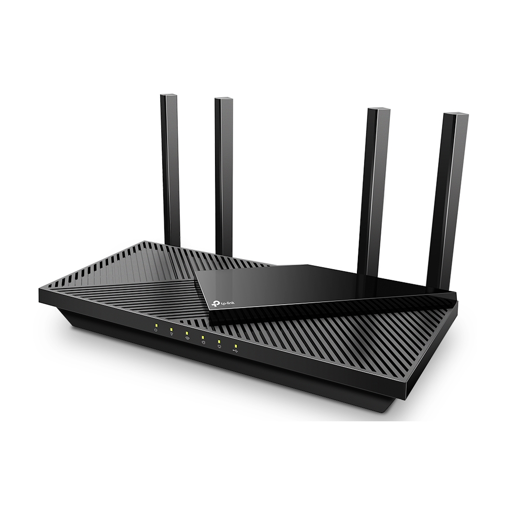 TP-Link Archer AX3000 Multi-Gigabit Wi-Fi 6 Router, 2.4 GHz Up to 574 Mbps, 5 GHz Up to 2402 Mbps, 4 x Fixed High-Performance Antennas, Multiple LAN Ports, 3 Bedroom Houses Coverage, Compatible with Alexa, 1 Year Warranty | ARCHER-AX55-PRO