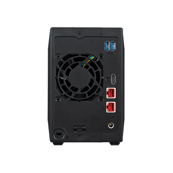 Asustor AS5202T 2 BAY NAS BOX, Intel Celeron Dual-Core 64-bit x64 Processor, 2 GB RAM, Hot Swappable Drive, HDMI, USB 3.2, Gigabit Ethernet, 1 Year Warranty | AS5202T