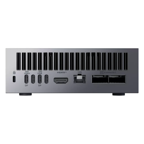 Asus Ascent GX10 SFF Desktop AI PC, ARM v9.2-A GB10 Processor, 128GB RAM, 1TB SSD, DOS, 180W via USB-C Power Supply, Extreme AI Performance, Stellar Grey, 1 Year Warranty | GX10-GG0004BN