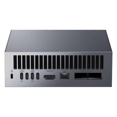 Asus Ascent GX10 SFF Desktop AI PC, ARM v9.2-A GB10 Processor, 128GB RAM, 4TB SSD, DOS, 180W via USB-C Power Supply, Extreme AI Performance, Stellar Grey, 1 Year Warranty | GX10-GG0029BN