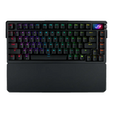 Asus M702 ROG Azoth Extreme Mechanical Gaming Keyboard, Wireless, Bluetooth, USB, OLED Touchscreen Display, Per Key Customizable RGB LED Lighting, ROG NX Mechanical Switches, Anti-Ghosting with N Key Rollover, 8000 Hz Polling Rate, Black, 1 Year Warranty