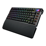 Asus M702 ROG Azoth Extreme Mechanical Gaming Keyboard, Wireless, Bluetooth, USB, OLED Touchscreen Display, Per Key Customizable RGB LED Lighting, ROG NX Mechanical Switches, Anti-Ghosting with N Key Rollover, 8000 Hz Polling Rate, Black, 1 Year Warranty