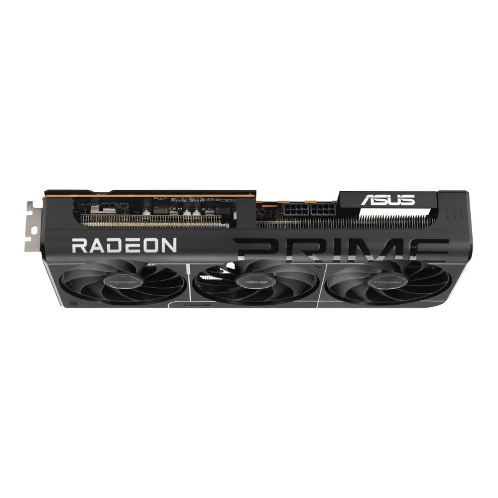 Asus Prime Radeon RX 9070 EVO OC Edition Graphics Card, GDDR6 16GB 256-bit Memory, HDMI 2.1 & DP 2.1 Outputs, PCI Express 5.0, 2610 MHz OC Mode Core Clock, 20 Gbps Memory Clock, 578 AI TOPS, 1 Year Warranty | 90YV0MQ0-M0NA00
