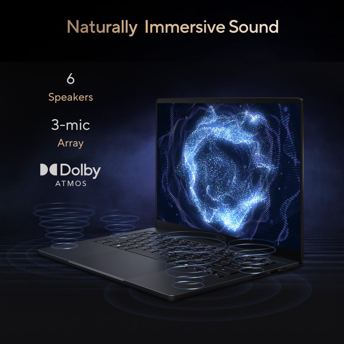 Asus ProArt P14 H7407BA Laptop, NVIDIA RTX Spark N1X 18 Core CPU, 5120 Core GPU, 24GB RAM, 1TB SSD, 14" 3K OLED 120Hz Touch Display, Windows 11 Home, English & Arabic Keyboard, White, 1 Year Warranty | H7407BA-SM211W