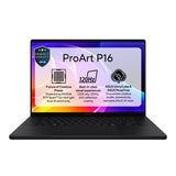 Asus ProArt P16 H7607BA Laptop, NVIDIA RTX Spark N1X 20 Core CPU, 6144 Core GPU, 32GB RAM, 1TB SSD, 16" 3K OLED 120Hz Touch Display, Windows 11 Home, English & Arabic Keyboard, Black, 1 Year Warranty | H7607BA-SR142W