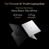 Asus ProArt P16 H7607BA Laptop, NVIDIA RTX Spark N1X 20 Core CPU, 6144 Core GPU, 32GB RAM, 1TB SSD, 16" 3K OLED 120Hz Touch Display, Windows 11 Home, English & Arabic Keyboard, Black, 1 Year Warranty | H7607BA-SR142W