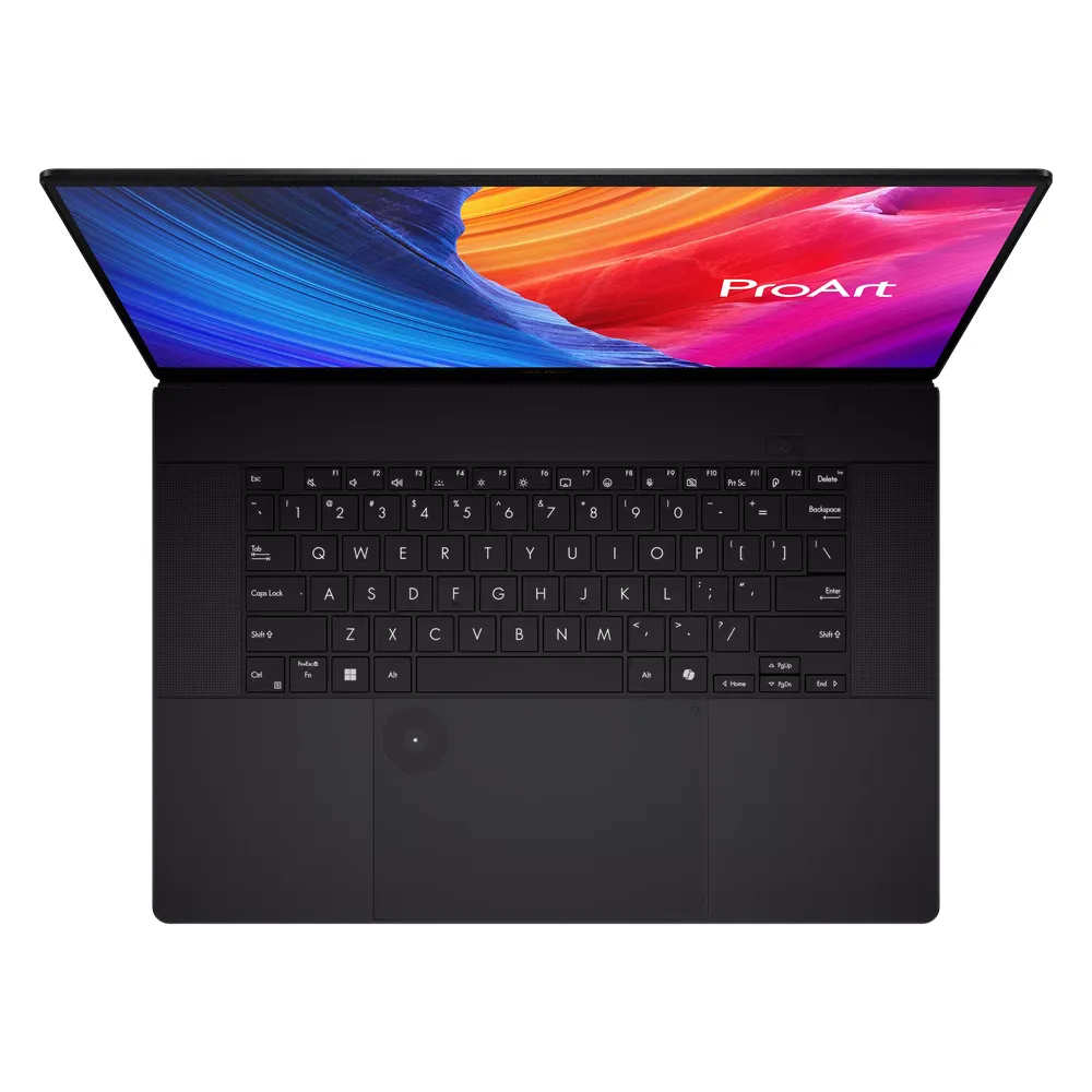 Asus ProArt P16 H7606 Mobile Workstation Laptop, AMD Ryzen AI 9 HX 370 Processor, 64GB RAM, 4TB SSD, 16" 4K 120Hz OLED Display, 24GB NVIDIA GeForce RTX 5090 Graphics, Windows 11 Home, English & Arabic Backlit Keyboard, 1 Year Warranty | H7606WX-SE004W