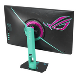 Asus ROG Strix XG27ACMEG-G Hatsune Miku Edition Gaming Monitor, 27" QHD (2560 x 1440) Resolution, 260Hz, Anti-glare, 1ms (GTG) Response Time, USB-C, HDMI, DisplayPort, Tilt/Pivot/Swivel/Height Adjustable Stand, Adaptive Sync Compatible, Black/Hatsune