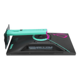 Asus ROG Strix XG27ACMEG-G Hatsune Miku Edition Gaming Monitor, 27" QHD (2560 x 1440) Resolution, 260Hz, Anti-glare, 1ms (GTG) Response Time, USB-C, HDMI, DisplayPort, Tilt/Pivot/Swivel/Height Adjustable Stand, Adaptive Sync Compatible, Black/Hatsune