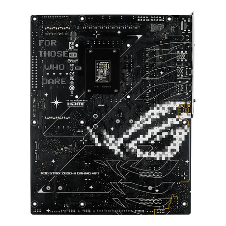 Asus ROG STRIX Z890-H WIFI Gaming Motherboard, LGA1851 Socket, ATX Form Factor, DDR5 Ram, PCIe 5.0, USB 20Gbps, HDMI, VGA, Wi-Fi 7, Bluetooth, Realtek 5Gb Ethernet, AI Networking II, Aura Sync, 1 Year Warranty | 90MB1K20-M0EAY0