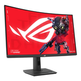Asus ROG Strix XG32WCMS Curved Gaming Monitor, 31.5" QHD (2560 x 1440) Resolution, 280Hz, Anti-glare, 1ms GtG Response Time, DP, HDMI, USB-C, Fully Adjustable Stand, Black, 1 Year Warranty | XG32WCMS