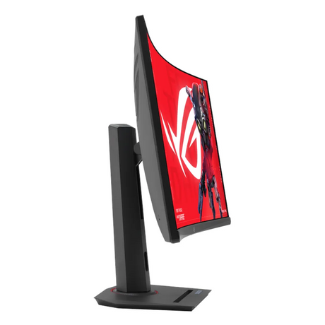 Asus ROG Strix XG32WCS Curved Gaming Monitor, 31.5" QHD (2560 x 1440) Resolution, 180Hz, Anti-glare, 1ms GtG Response Time, DP, HDMI, USB-C, Fully Adjustable Stand, Black, 1 Year Warranty | XG32WCS