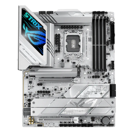 Asus ROG Strix Z890-A Gaming WiFi Motherboard, LGA1851 Socket, ATX Form Factor, DDR5 Ram, PCIe 5.0, HDMI, DP, Thunderbolt, Intel 2.5Gb Ethernet, Robust Power Solution, 1 Year Warranty | 90MB1I90-M0EAY0