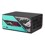 Asus ROG Thor Platinum III Hatsune Miku Edition Power Supply, 1200W, Fully Modular, ATX Form Factor, Magnetic OLED Display, Etched Modular Cables, 1 Year Warranty | 90YE00V6-B0NA00
