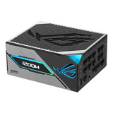Asus ROG Thor Platinum III Power Supply, 1200W, 80 Plus Platinum, Fully Modular, ATX Form Factor, RTX Ready, Dual Ball Fan Bearings, Magnetic OLED Display, Etched Modular Cables, 1 Year Warranty | 90YE00V2-B0NA00