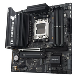 Asus TUF Gaming B850M-E WiFi Motherboard, AM5 Socket, mATX Form Factor, DDR5 Ram, PCIe 5.0 With SafeSlot Core+, Wi-Fi 6E, Bluetooth v5.4, HDMI, DisplayPort, Realtek 2.5Gb Ethernet With Asus LANGuard, Aura Sync, 1 Year Warranty | 90MB1LS0-M0EAY0