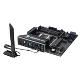 Asus TUF Gaming B850M-E WiFi Motherboard, AM5 Socket, mATX Form Factor, DDR5 Ram, PCIe 5.0 With SafeSlot Core+, Wi-Fi 6E, Bluetooth v5.4, HDMI, DisplayPort, Realtek 2.5Gb Ethernet With Asus LANGuard, Aura Sync, 1 Year Warranty | 90MB1LS0-M0EAY0